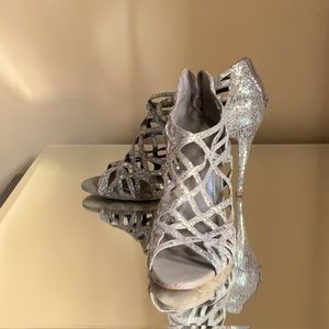 Stunning bird cage shoes!